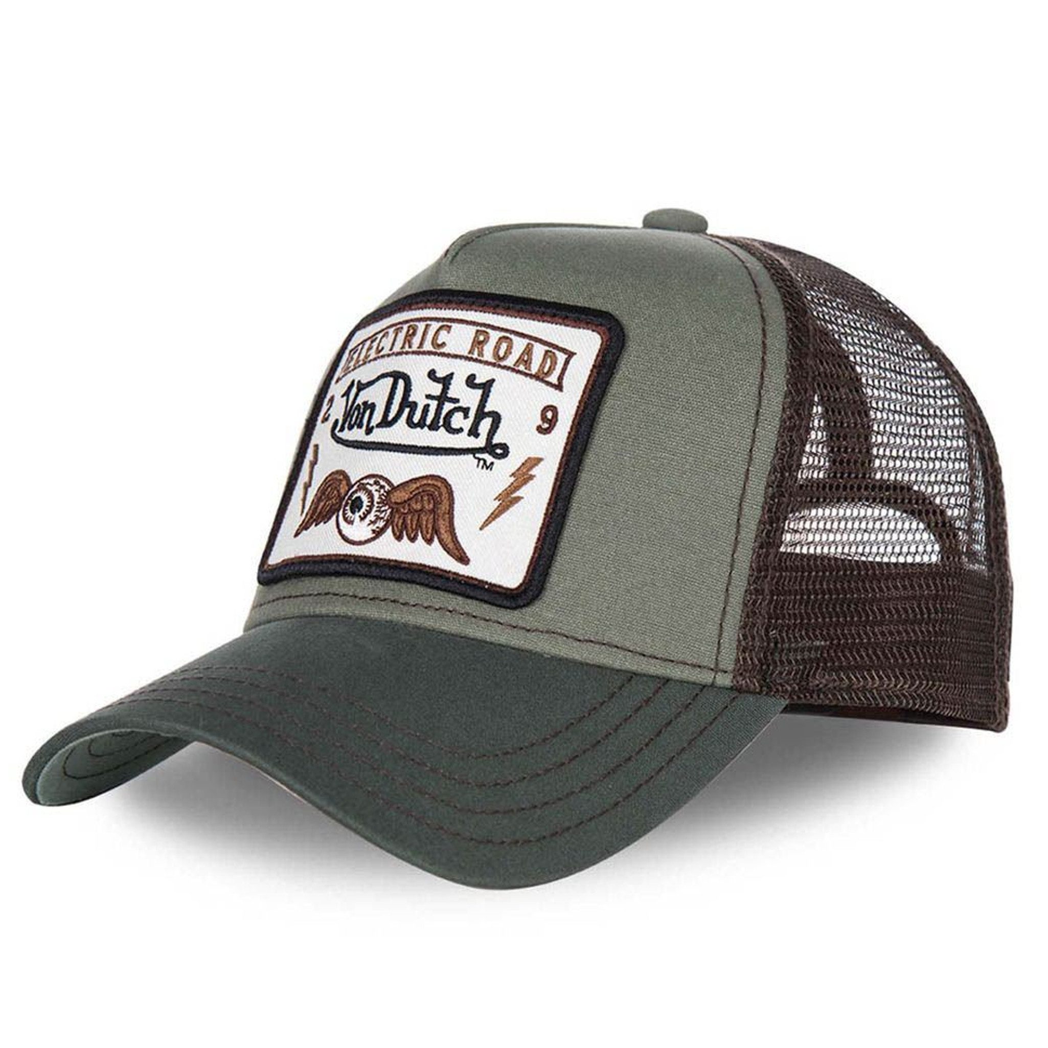 Von Dutch Trucker Cap Von Dutch Originals Trucker Mesh Cap - ELECTRIC ROAD (Basecap, Basecap, Meshcap, Trucker Kappe)