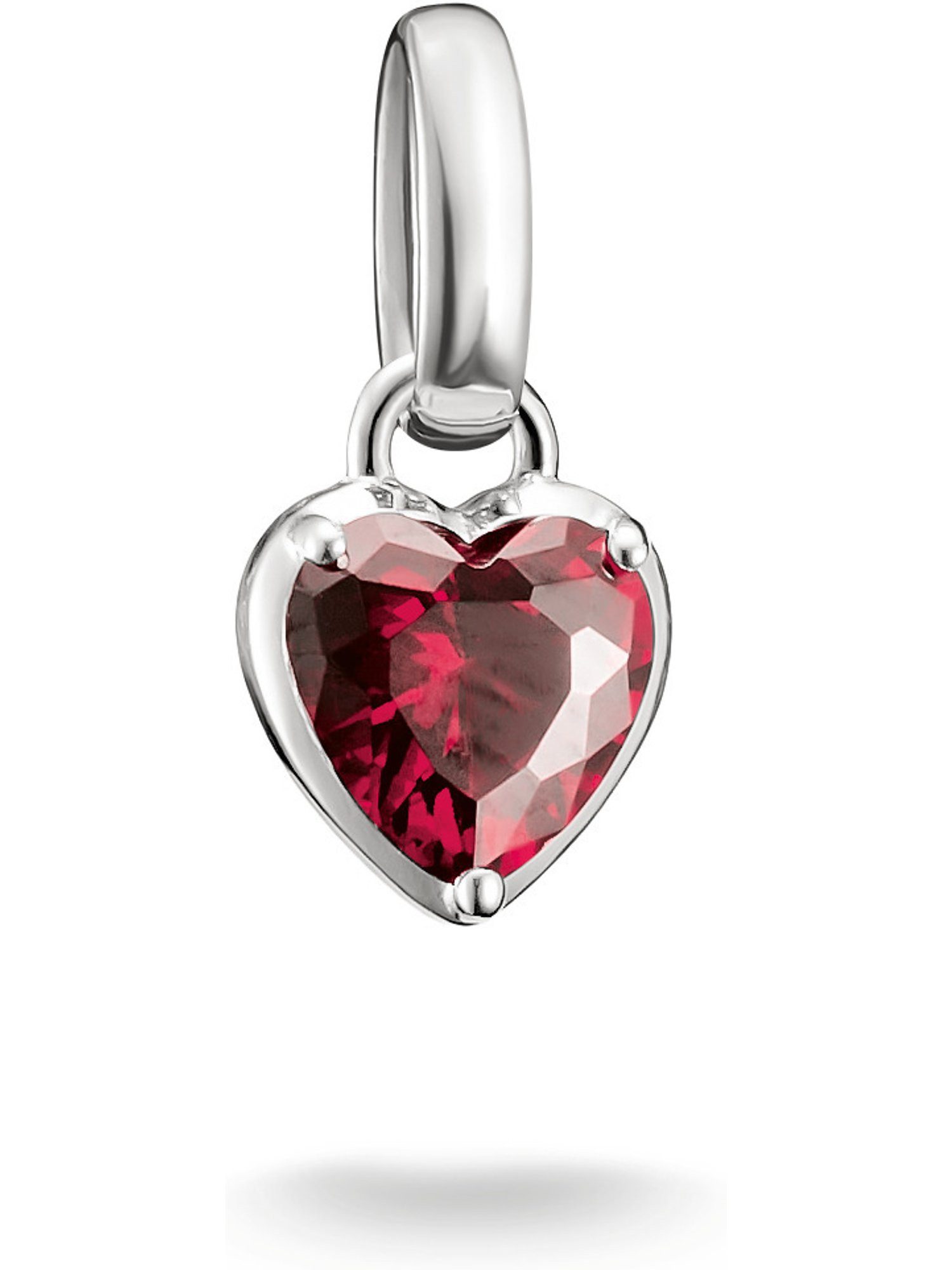 Kettenanhänger Thomas Sabo Unisex-Charm Silber Farbstein