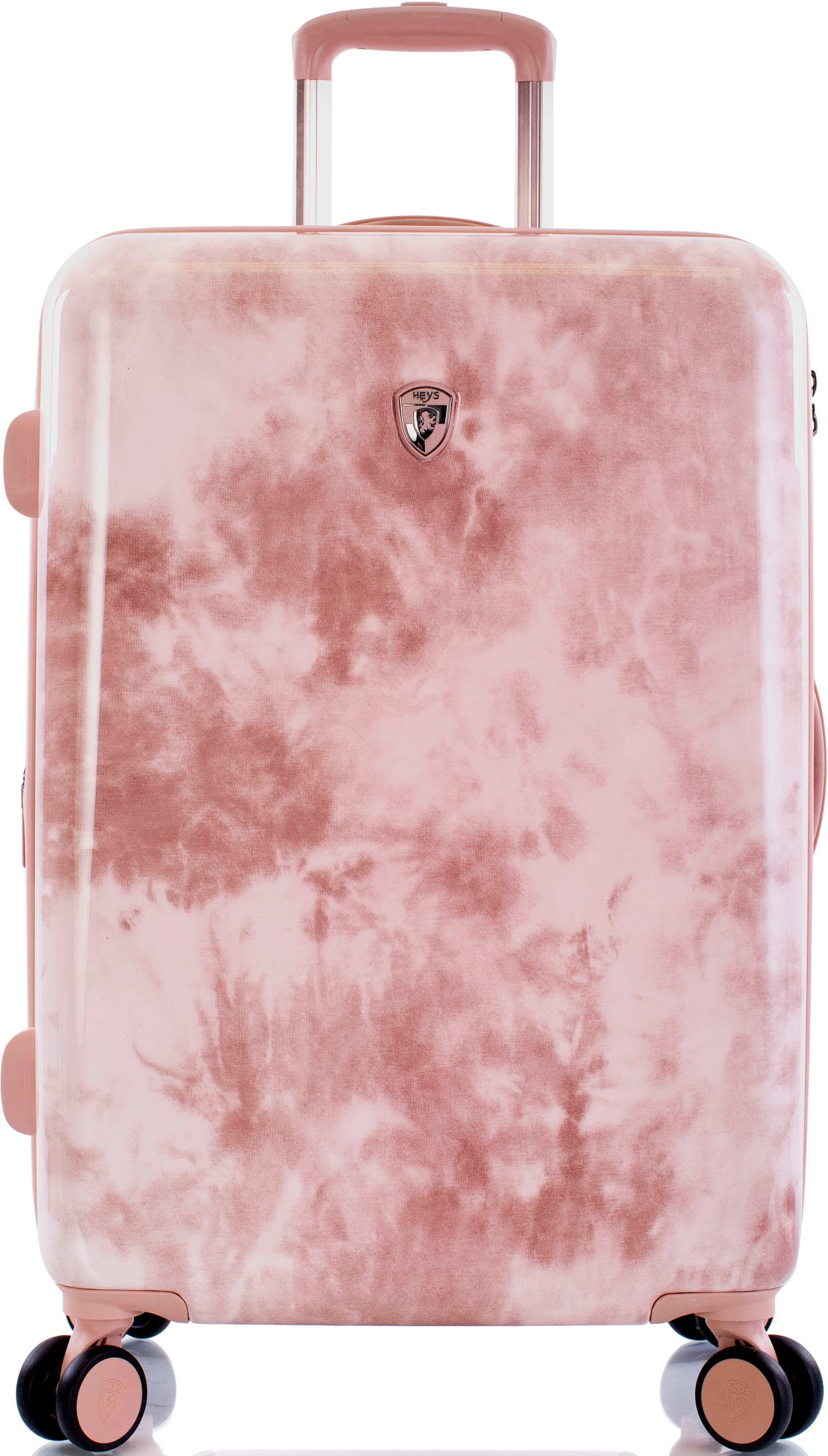Heys Hartschalen-Trolley Tie-Dye pink, 66 cm, 4 Rollen, Heys Reisegepäck TSA Schloss Volumenerweiterung