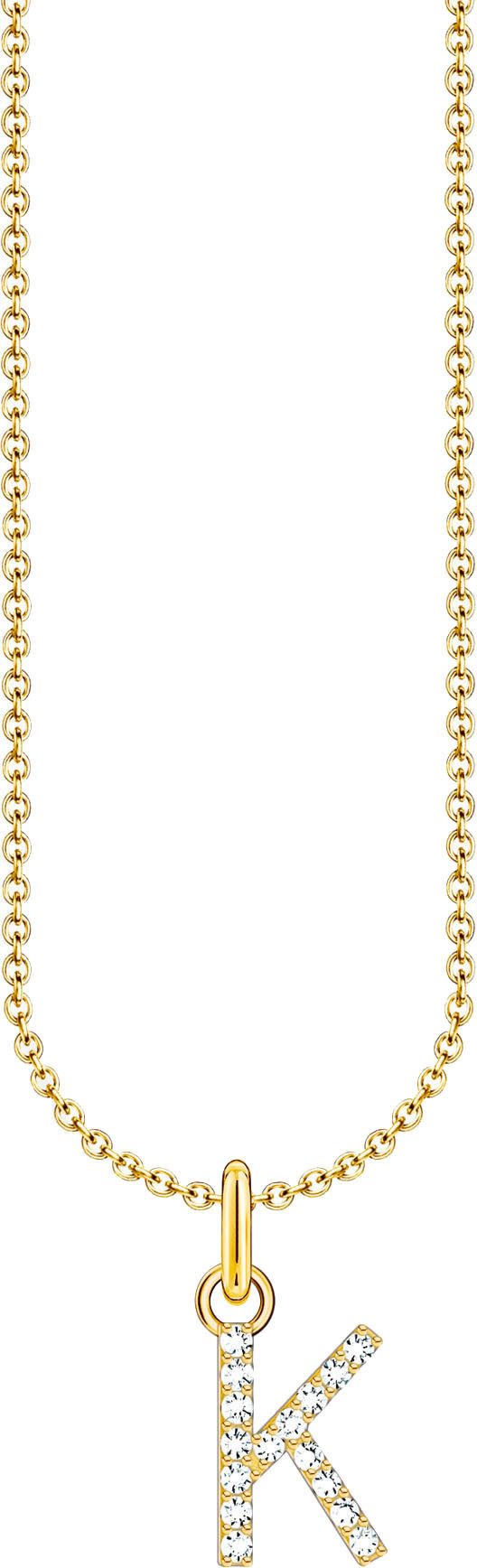 THOMAS SABO Kette mit Anhänger Buchstab...