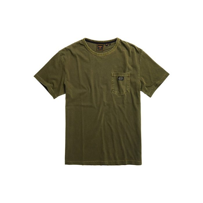 Superdry T-Shirt Superdry T-Shirt Herren GMT DYE BOX FIT TEE Army Khaki