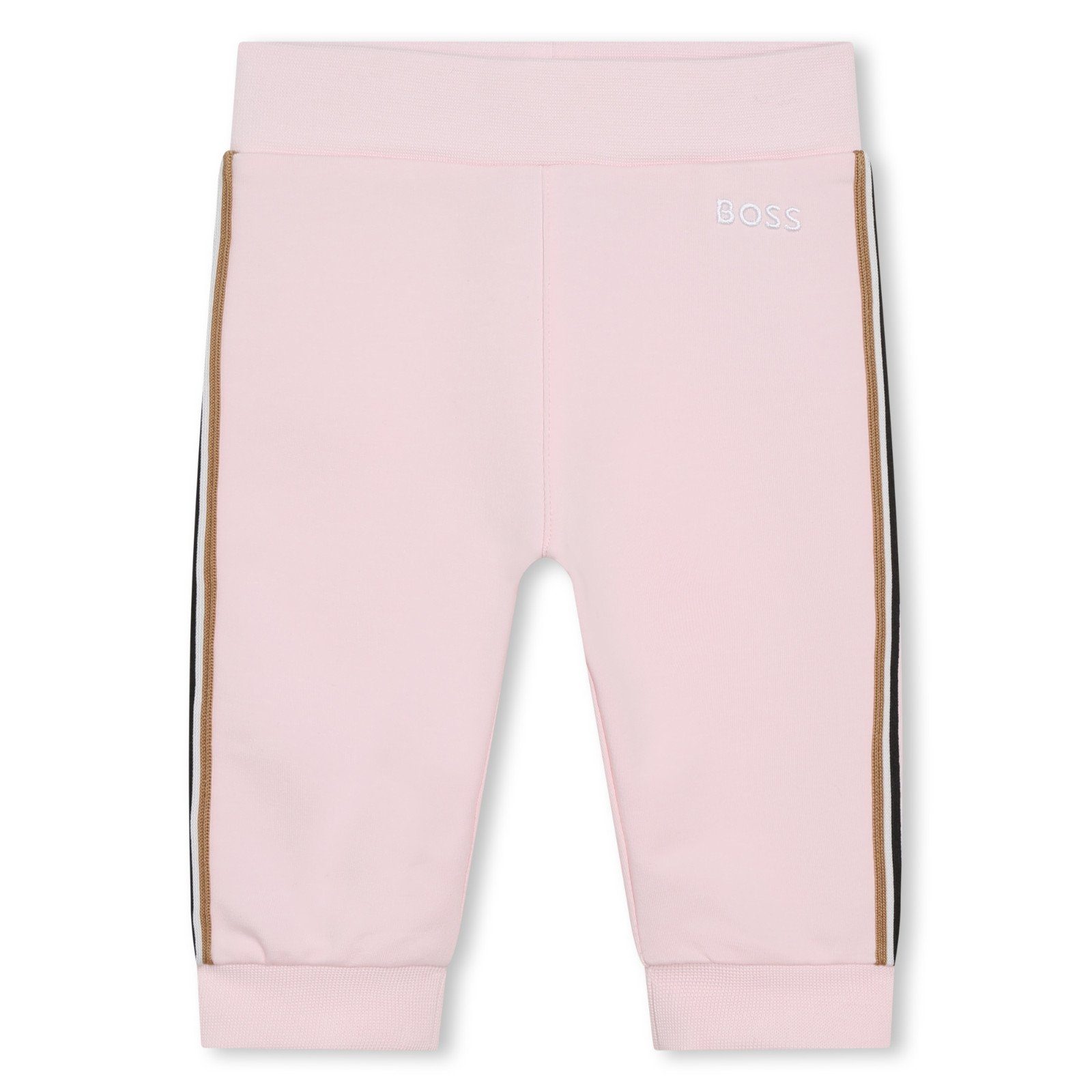 BOSS Neugeborenen-Geschenkset 3-Teiler rosa Baby BOSS Jogginganzug