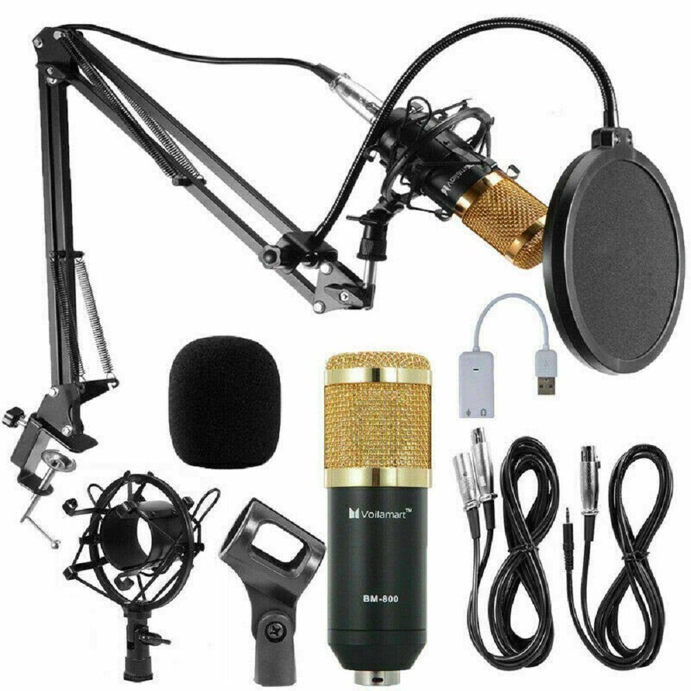 Fangqi Mikrofon »USB Mikrofon, Kondensator Microphone Mikrofon Kit, mit  verstellbarem Scherenarm Ständer« (Passen) online kaufen | OTTO