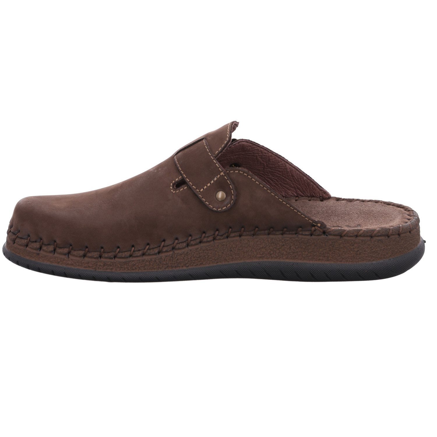 Rohde ALASSIO Clog Hausschuh, Sommerschuh mit aufwändiger Ziernaht