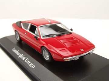 Maxichamps Modellauto Lamborghini Urraco 1974 rot metallic Modellauto 1:43 Maxichamps, Maßstab 1:43