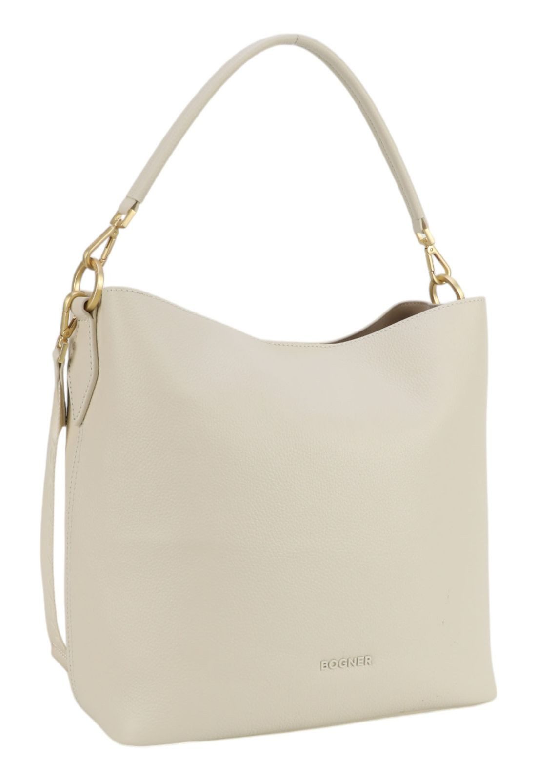 BOGNER Schultertasche Jessi Hobo Bag, aus echtem Rindsleder