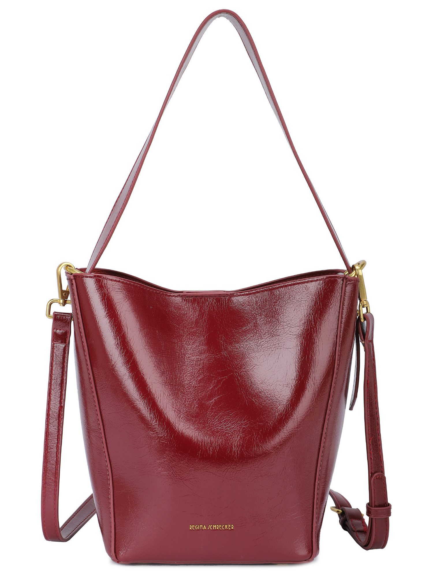 Regina Schrecker Schultertasche Regina Schrecker Bucket Bag, herausnehmbarer Innentasche, Abnehmbarer und verstellbarer Schulterriemen