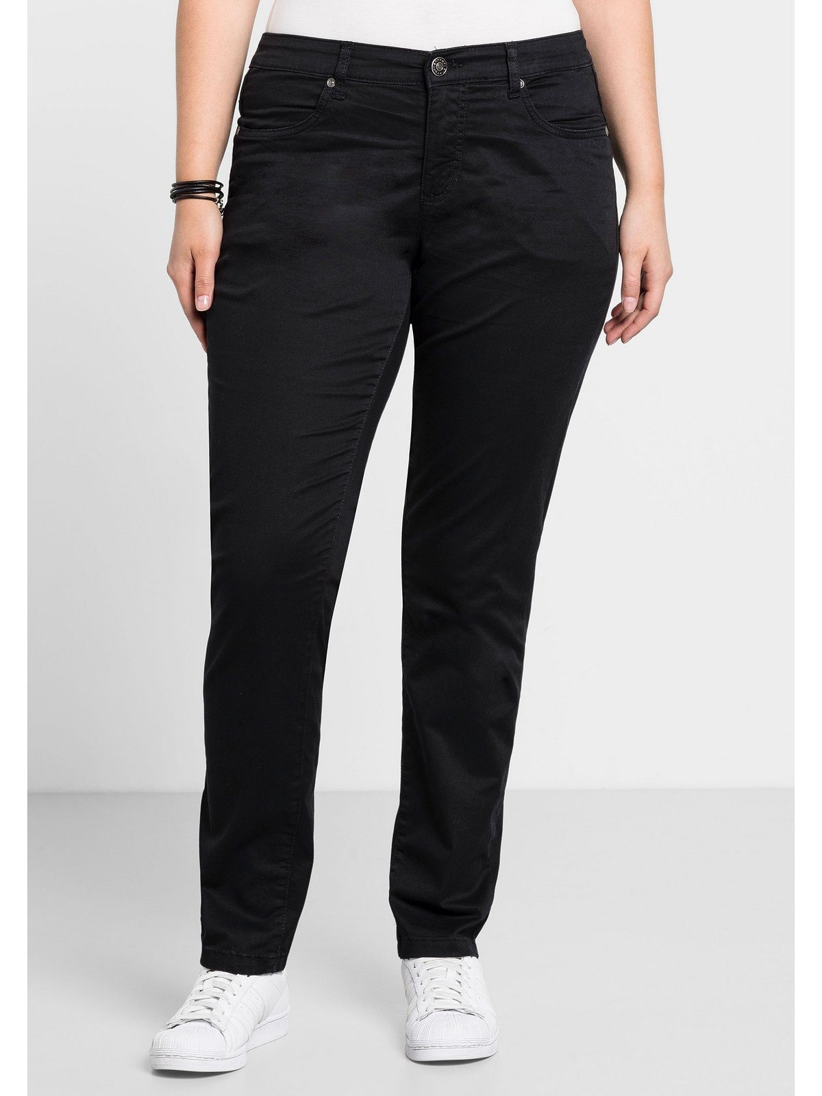 Sheego Stretch-Hose Große Größen in schmaler günstig online kaufen