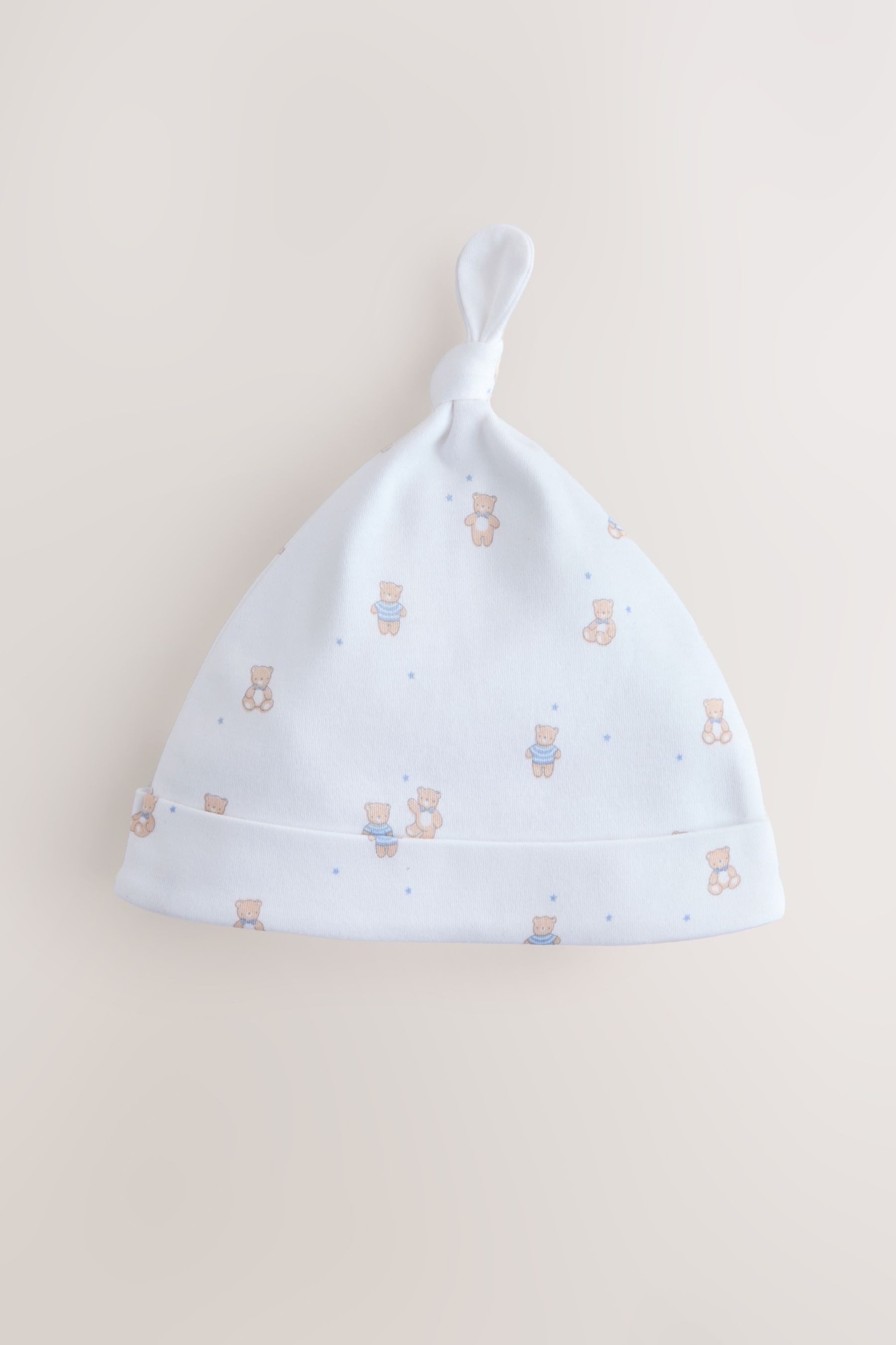 Next Erstlingsmütze Oben geknotete Baby-Mütze, 3er-Pack (3-St)