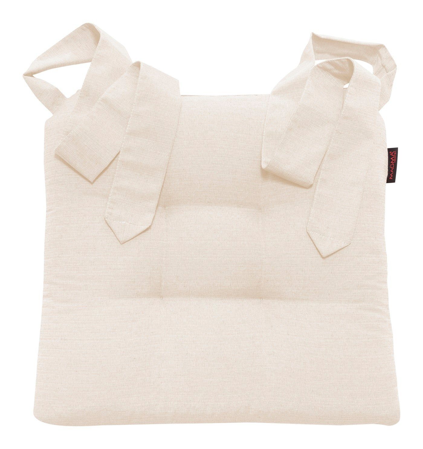 Magma Heimtex Подушки Fino Schleifenband Stuhlauflage Rattanstühle, extra dick Schleifenband