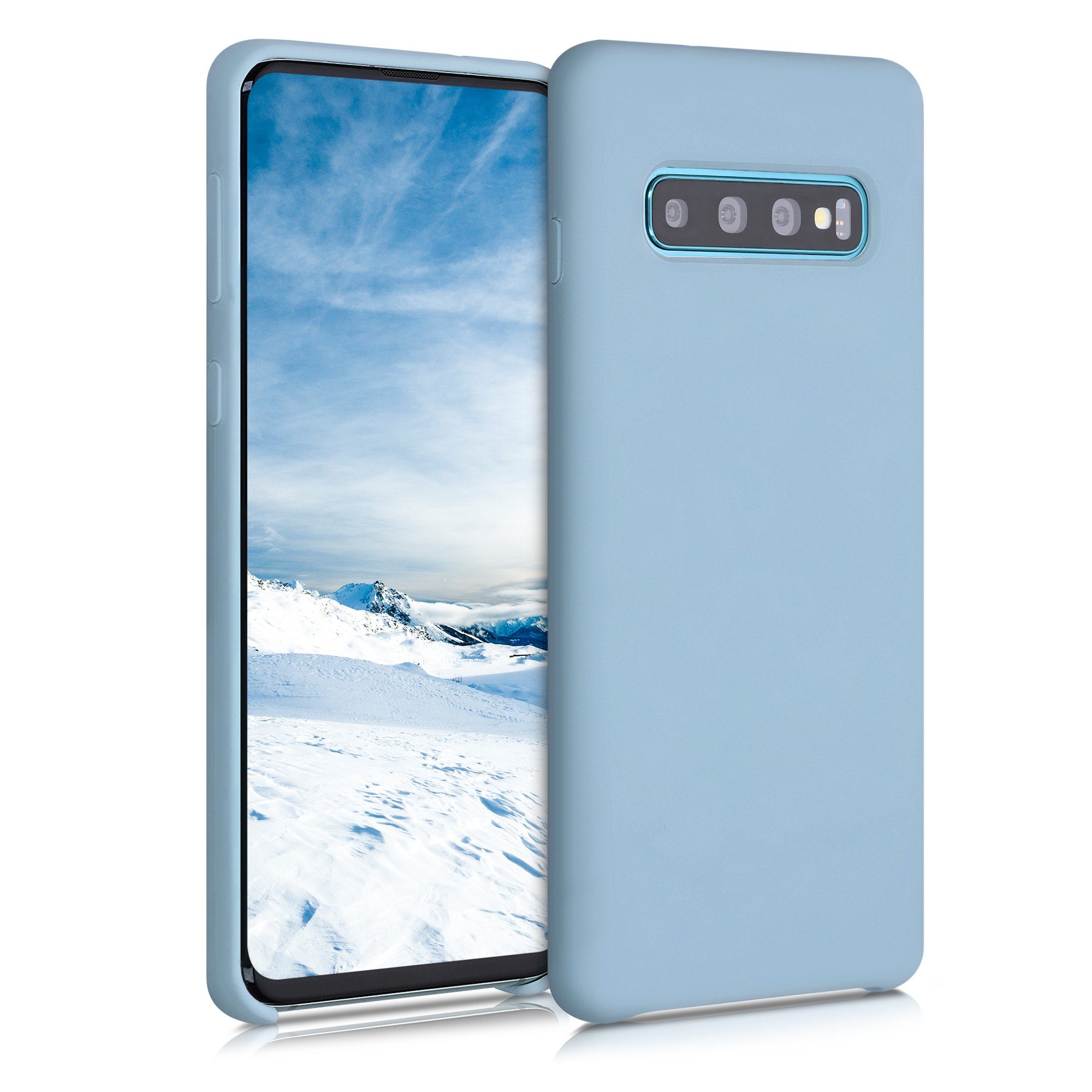 kwmobile Handyhülle Handyhülle für Samsung Galaxy S10 Hülle, Weiches Handy Silikon Case - Schutzhülle Cover
