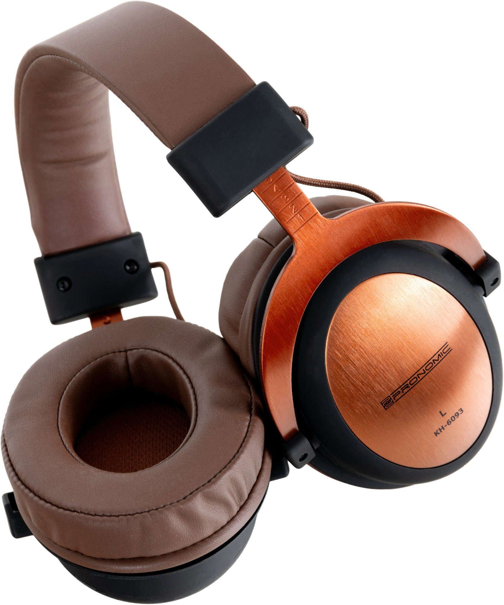 Pronomic Studio-Kopfhörer mit hohem Tragekomfort HiFi-Kopfhörer (ausgewogener Klang mit brillanten Höhen und präzisen Bässen)