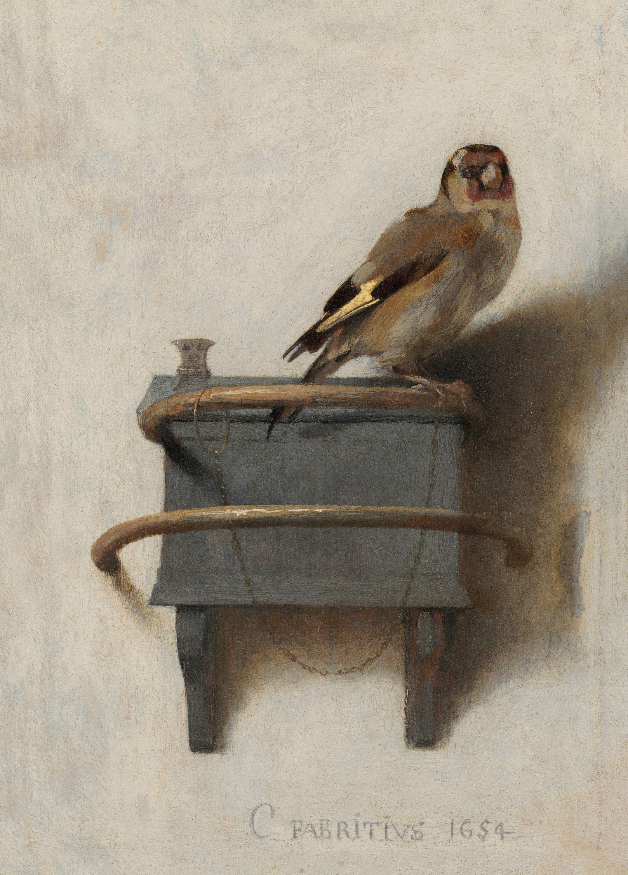 Art for the home Leinwandbild Het puttertje, Art, Vögel, der Distelfink 100 x 70 cm