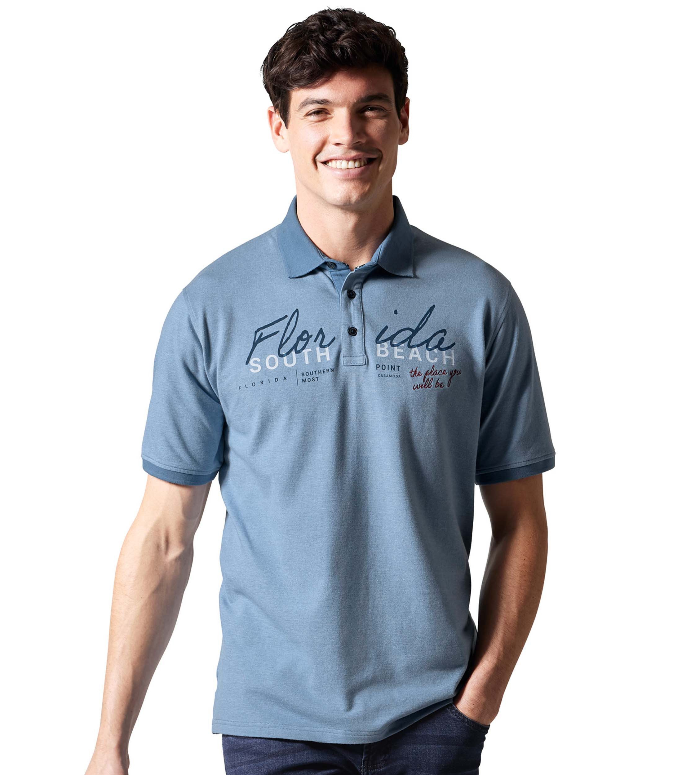 Poloshirt CASAMODA Polo-Shirt uni