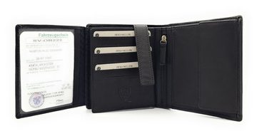 JOCKEY CLUB Geldbörse XL echt Leder Portemonnaie mit RFID Schutz "Smart Business", 18 Kartenfächer, weiches Rindleder, Platz für KFZ Papiere