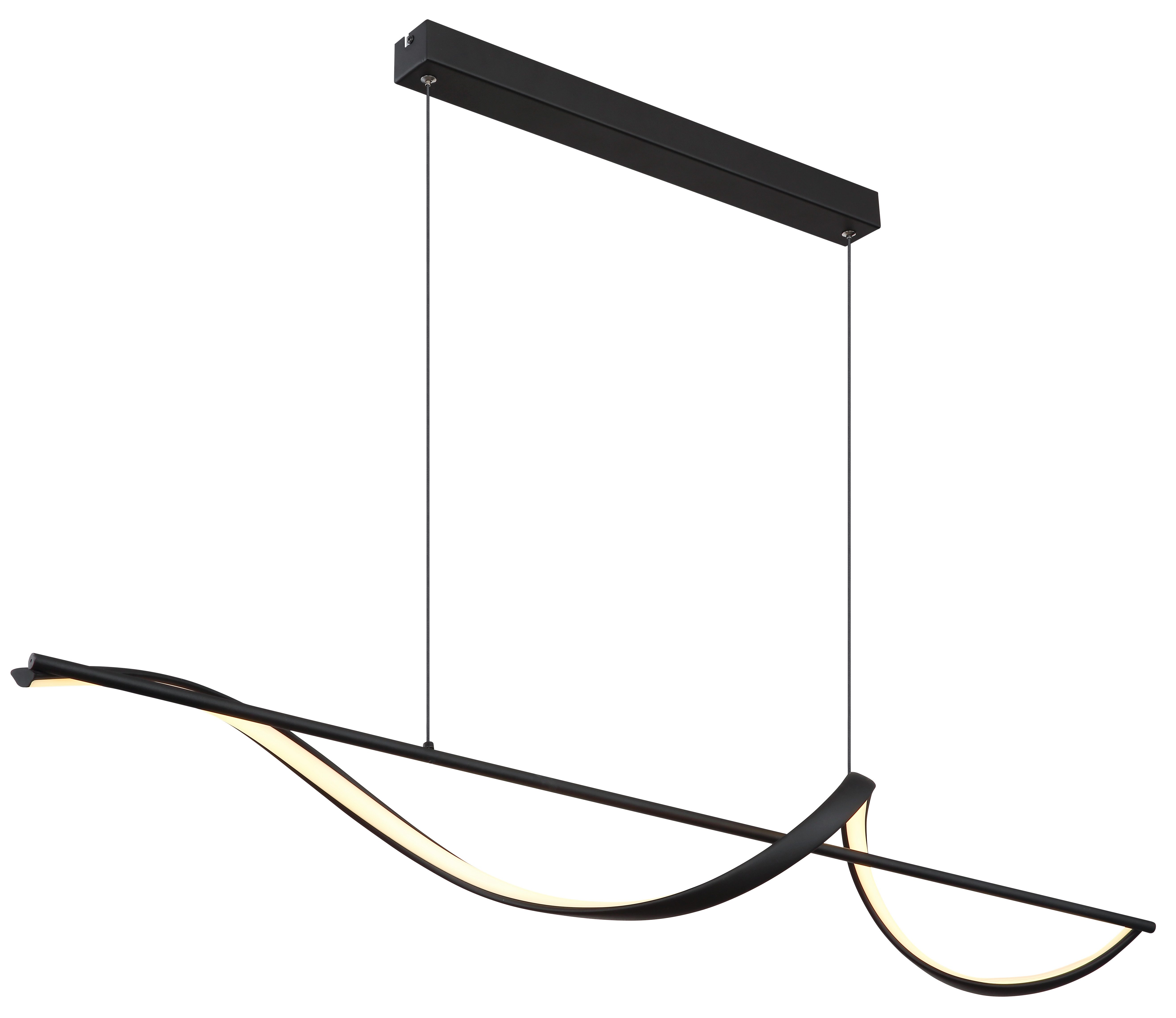 GLOBO LIGHTING LED Pendelleuchte VIOLINO, LED fest integriert, Warmweiß, Hängelampe/Hängeleuchte/Wohnzimmer/Esstisch/elegant