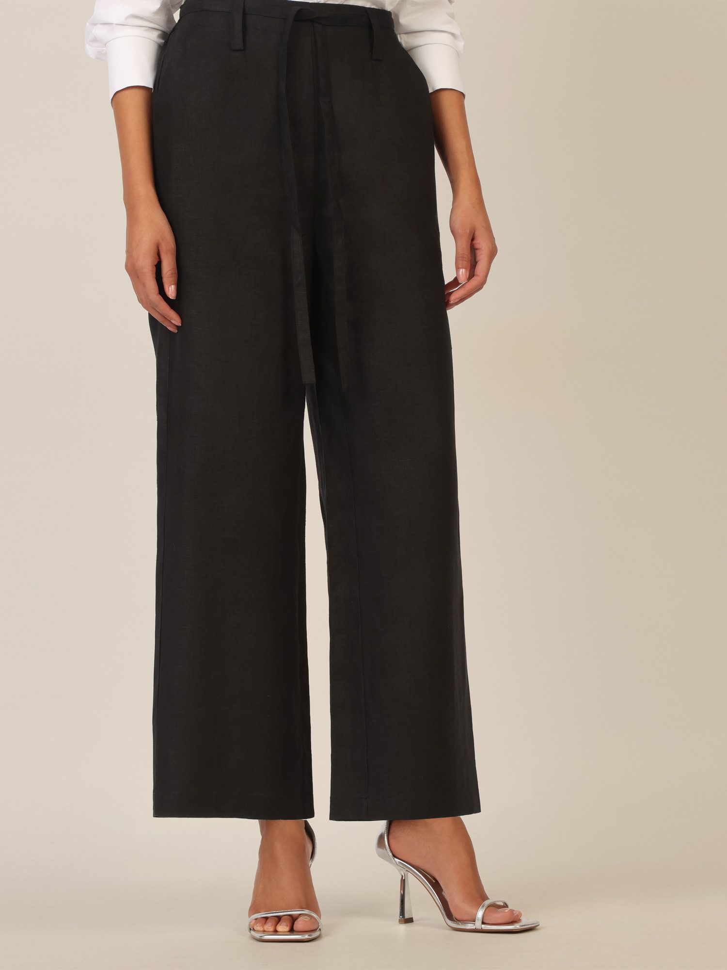 mint & mia Stoffhose mit Bindegürtel