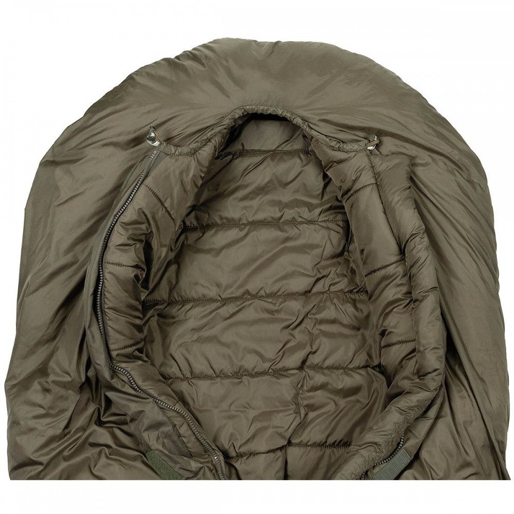 MFH Mumienschlafsack MFH Mumienschlafsack 3 Seasons oliv 2-lagige Füllung (3 Jahreszeiten)