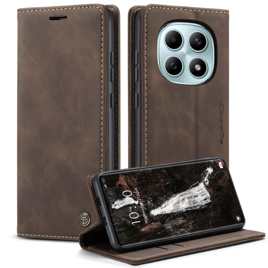 SmartUP Smartphone-Hülle für Xiaomi Redmi Note 15 / Pro / Pro+ 4G / 5G Klapphülle Tasche Case 6,83, Integrierte Standfunktion, zwei Kartenfächer