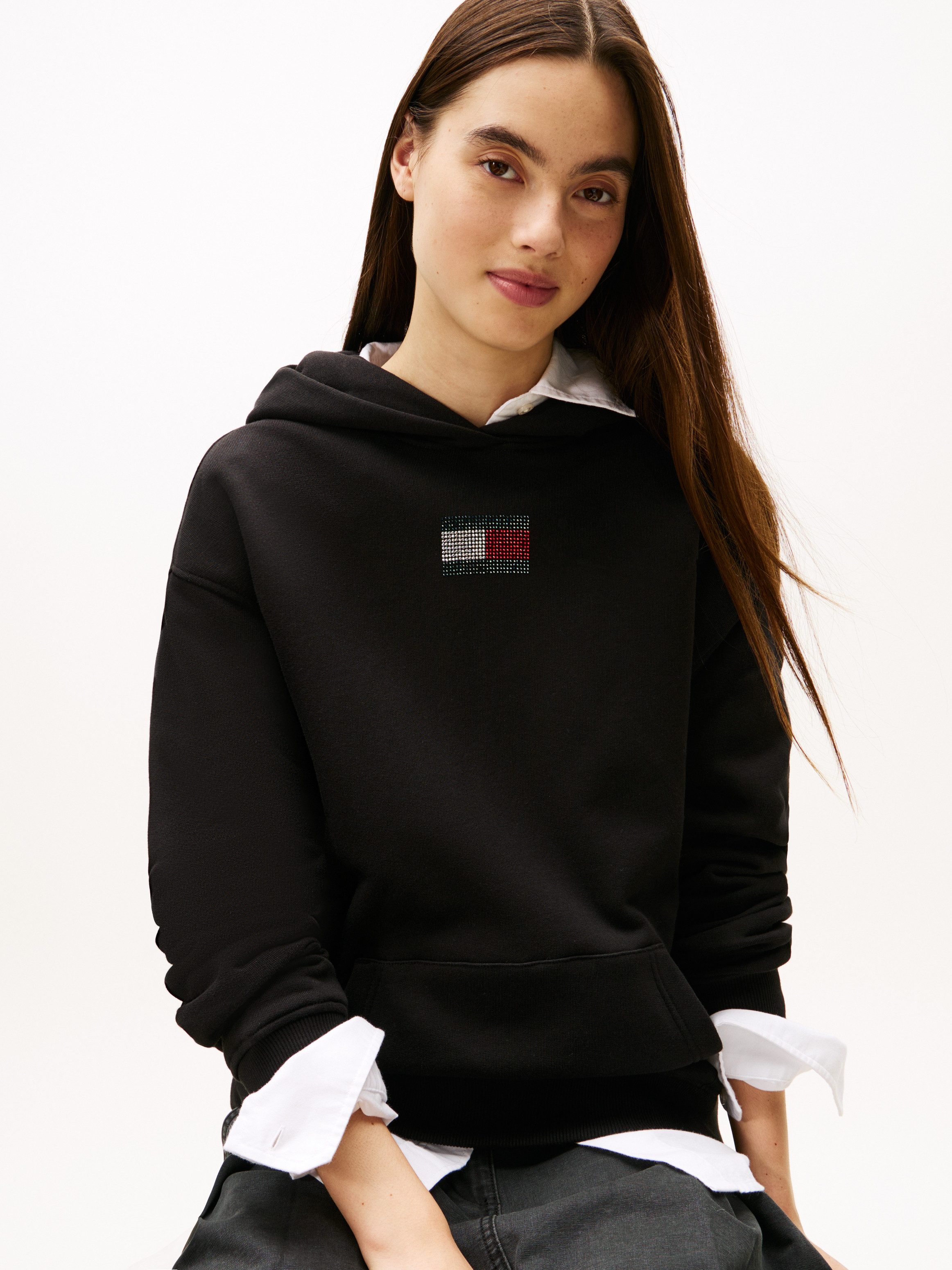 Tommy Jeans Kapuzensweatshirt TJW RLX PARTY FLAG HOODIE EXT günstig online kaufen