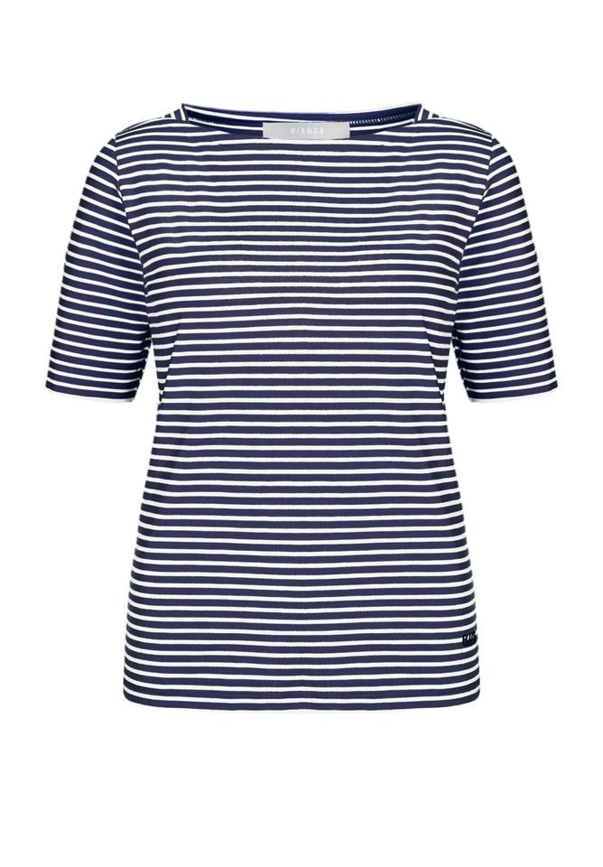 bianca T-Shirt – Gestreiftes T-Shirt mit günstig online kaufen