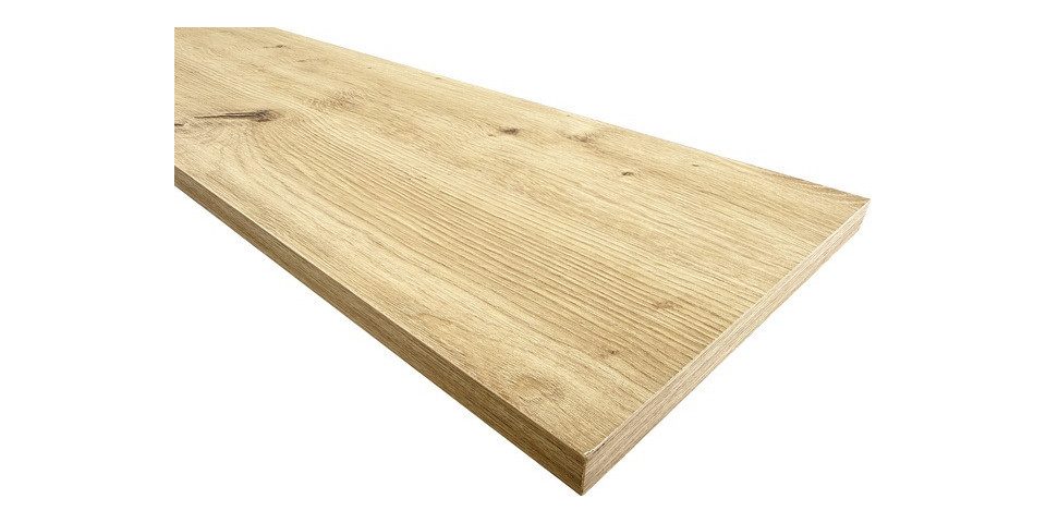 Neudeck Regaleinsatz Regalboden Eiche astig 120 x 25 x 1,6 cm