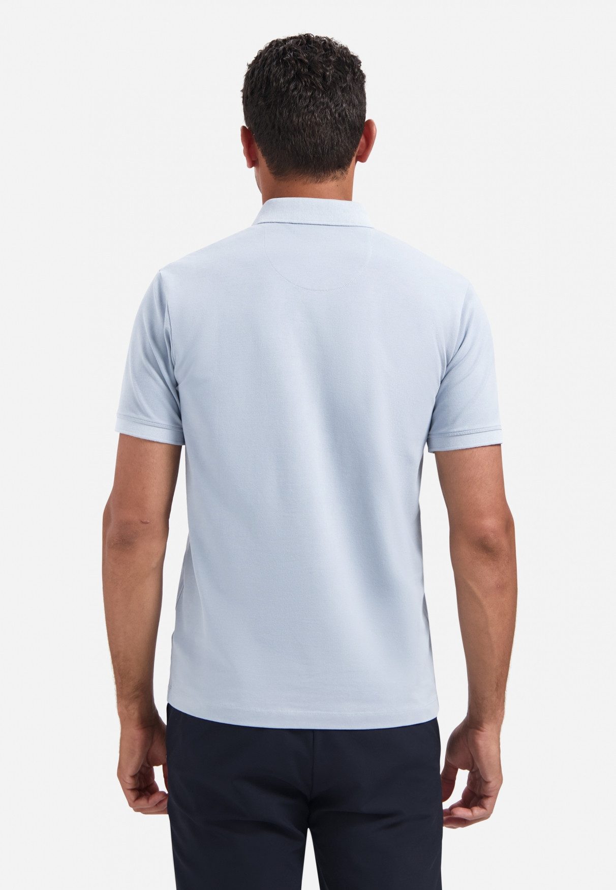 NO EXCESS Poloshirt Polo Pique Garment Dyed