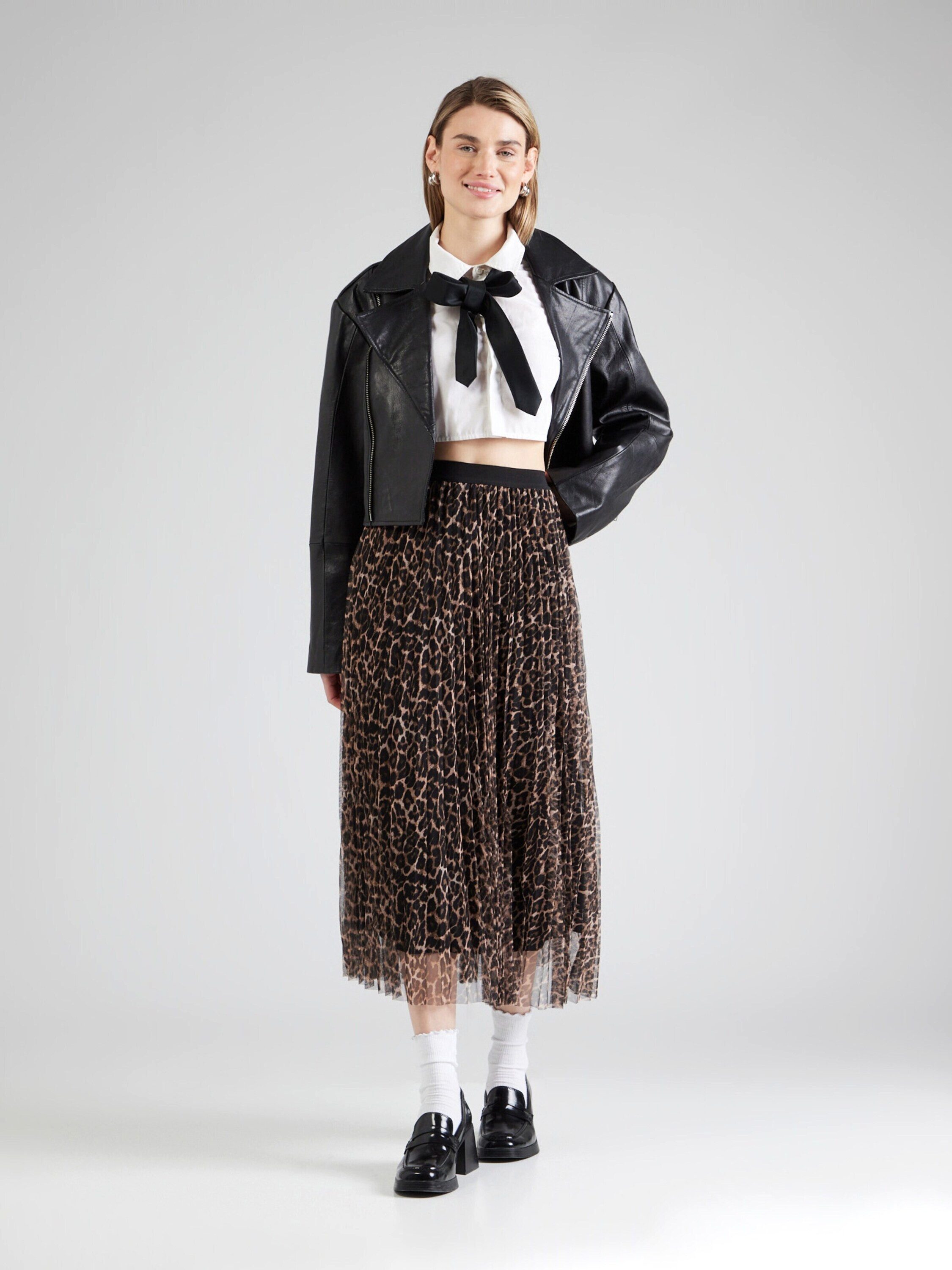 RICHROYAL Faltenrock (1-tlg) Plissee