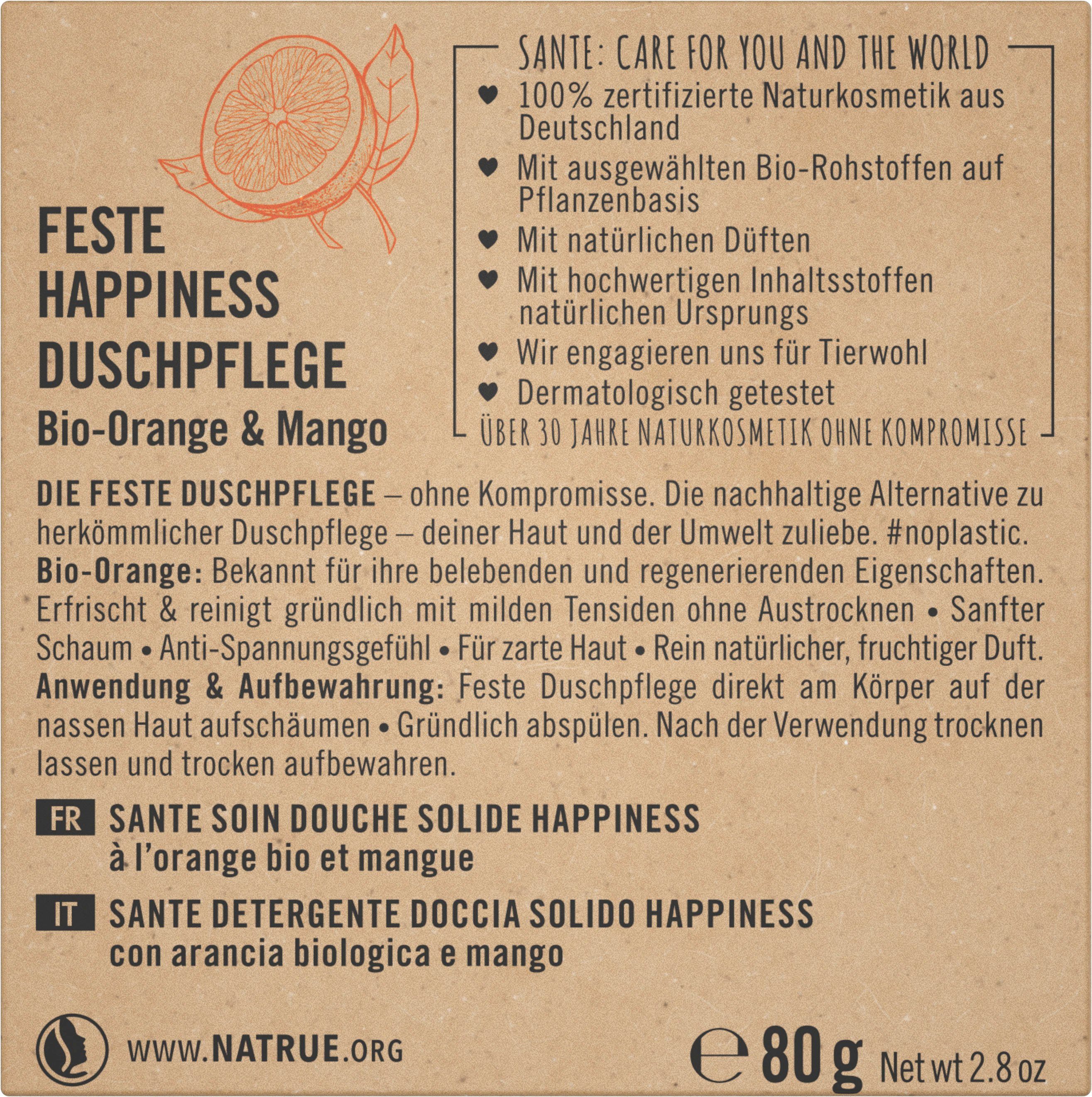 Feste HAPPINESS SANTE Duschpflege Duschgel