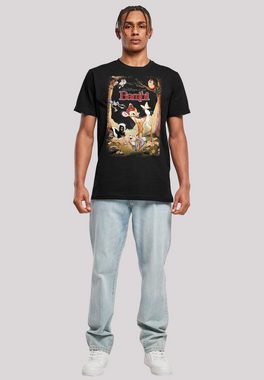 F4NT4STIC T-Shirt Disney Bambi Retro Poster Herren,Premium Merch,Regular-Fit,Basic,Bedruckt