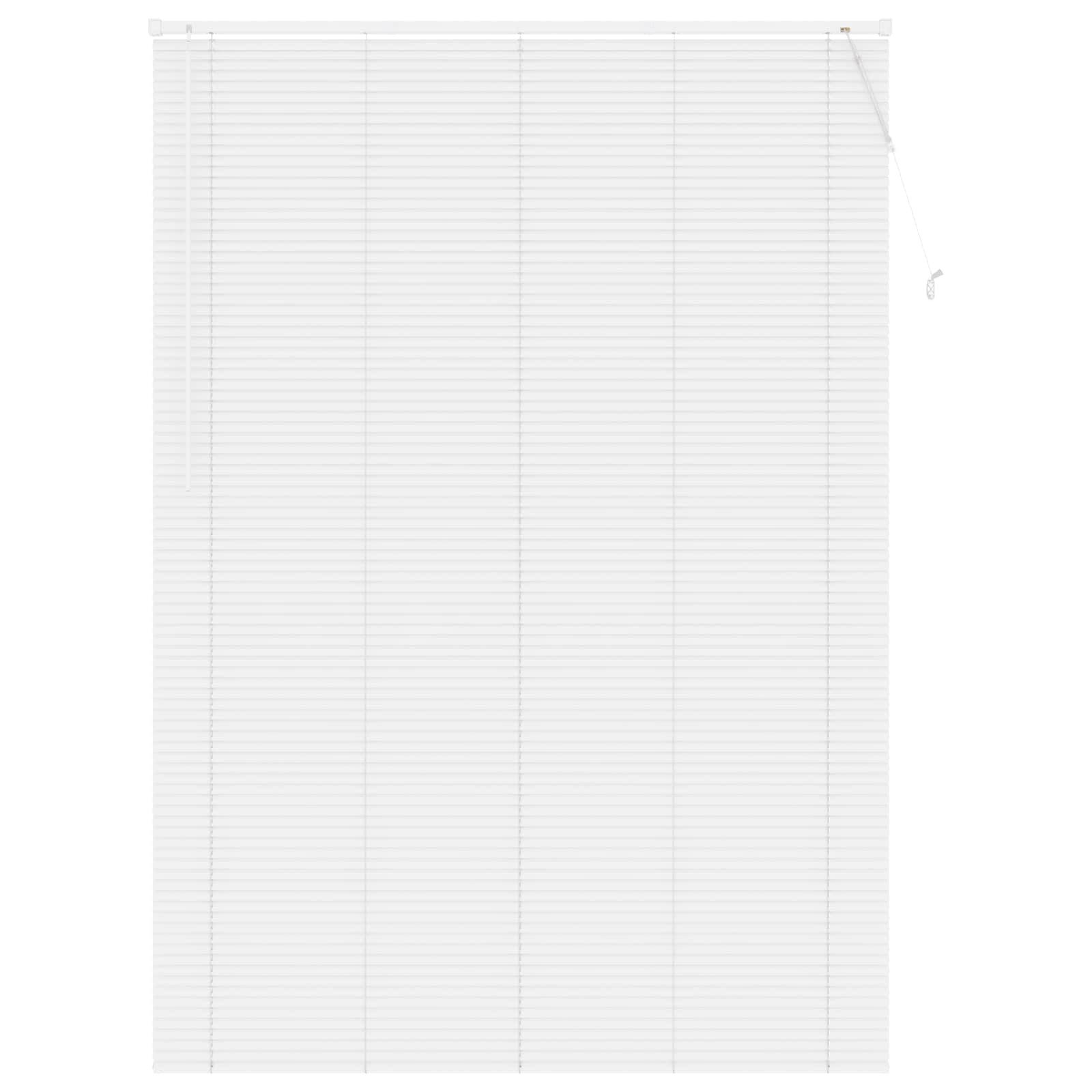 Rollo Venetianer Jalousie Weiß 213 x 160 cm PVC, vidaXL