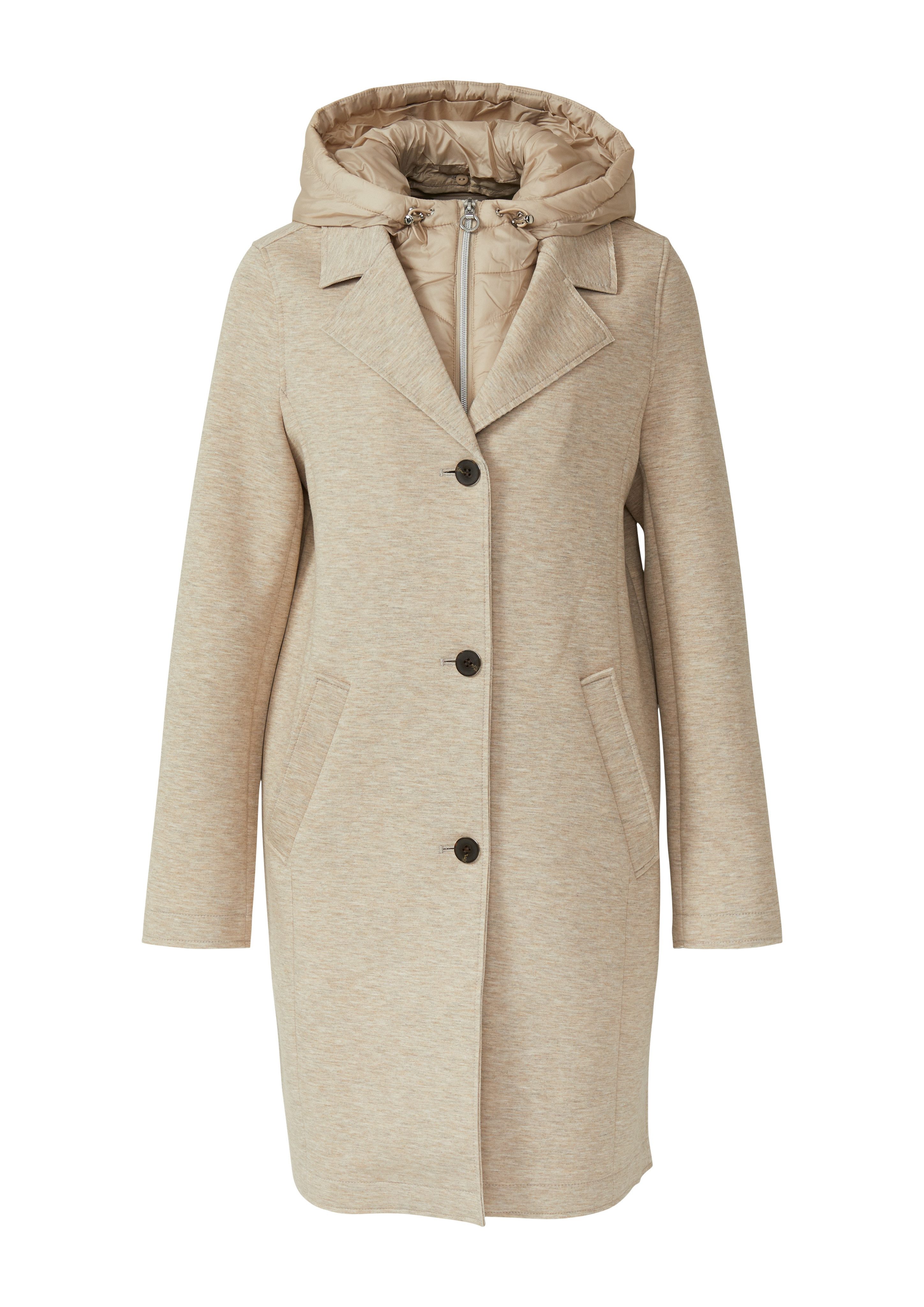 s.Oliver Kurzmantel Abnehmbarer Einsatz und Kapuze