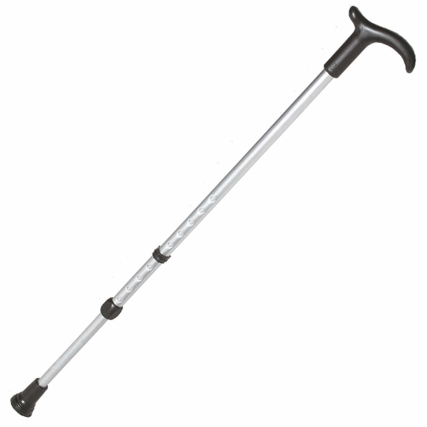 REBOTEC Rehabilitationsmittel GmbH Gehstock REBOTEC Simplex Gehstock Farbe Carbon 73–96 cm, Einzelartikel, 1-tlg., 1 Gehstock, 10-fach höhenverstellbar, Fritzgriff, rutschfester Gummifuß