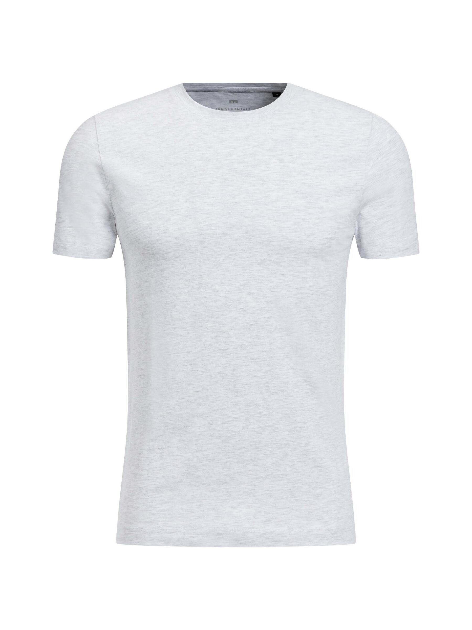 WE Fashion T-Shirt (1-tlg) Elfenbein