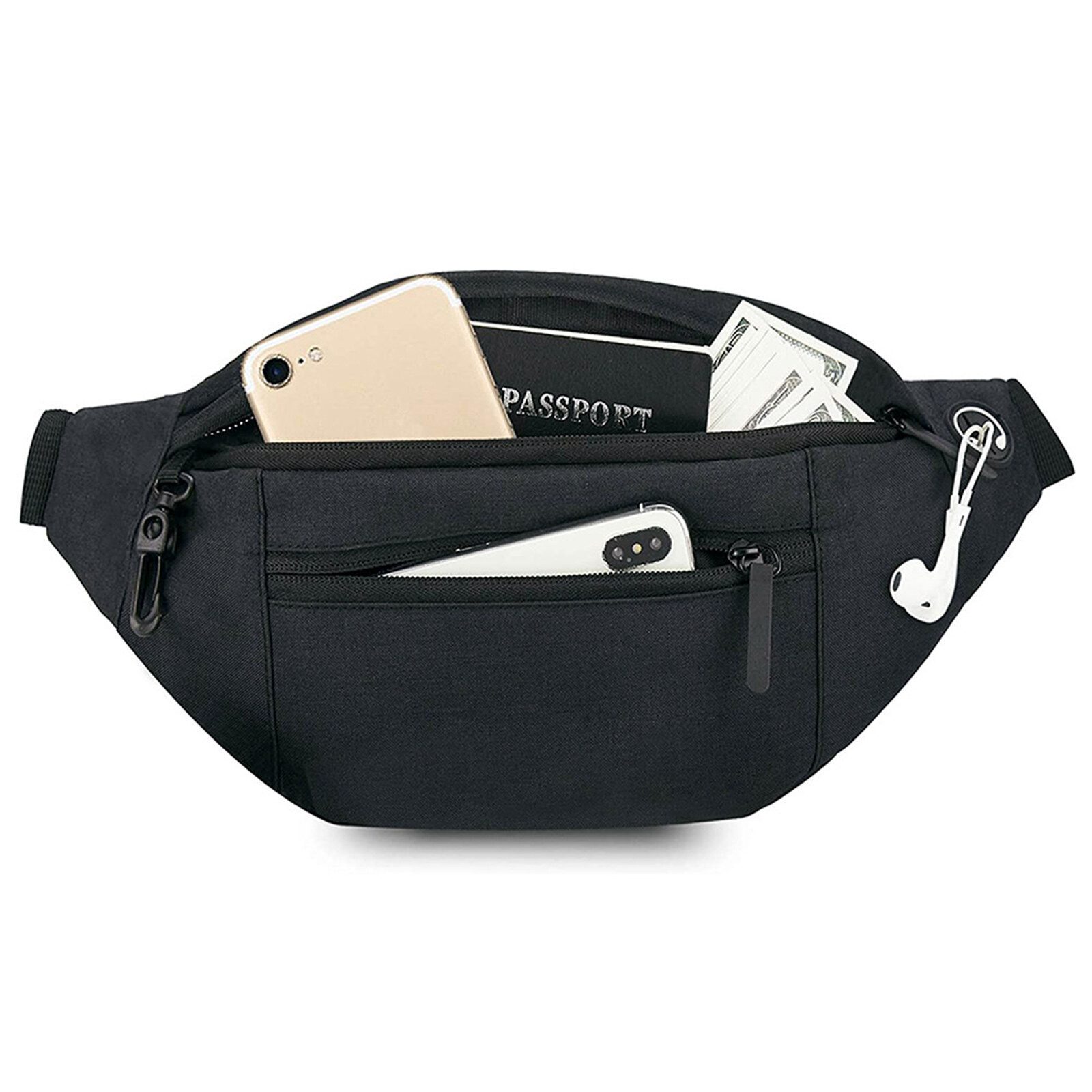 Gürteltasche Sport/Reise Gürteltasche Wasserabweisend Diebstahlsicher RFID Schutz