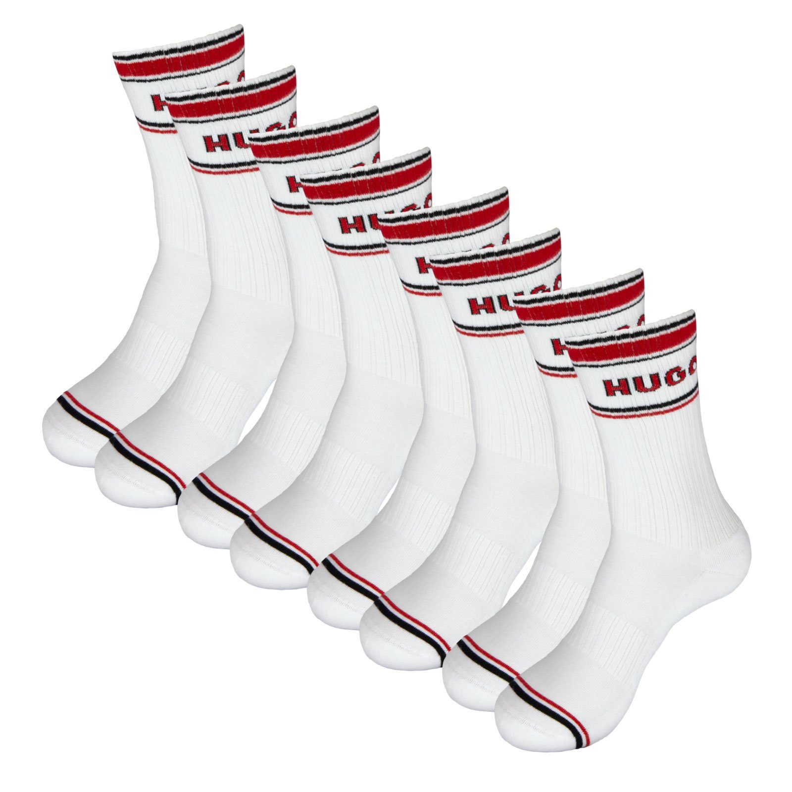 HUGO Langsocken QS Varsity CC (4-Paar) mit verstärkter Fußspitze günstig online kaufen