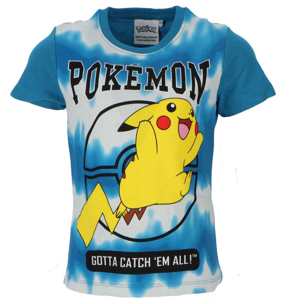 Print-Shirt Pokemon Pikachu Jungen T-Shirt Kurzarm Shirt