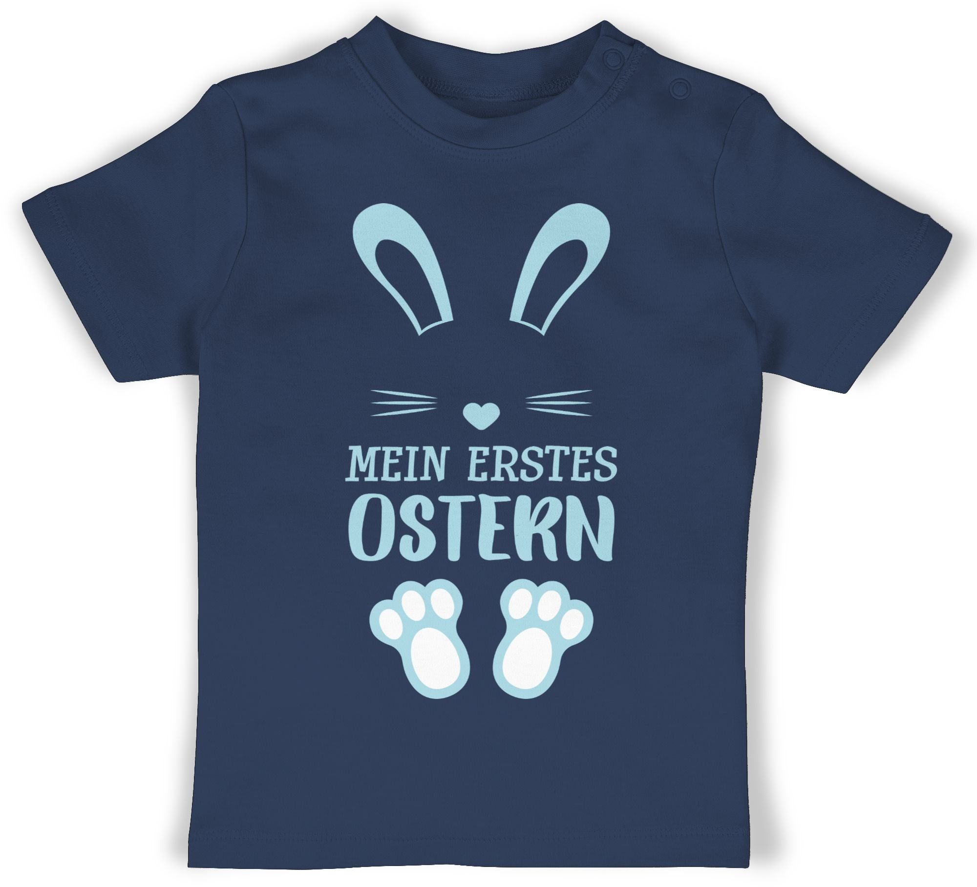 Shirtracer T-Shirt Mein erstes Ostern - Hase Ostergeschenke 1 Navy Blau