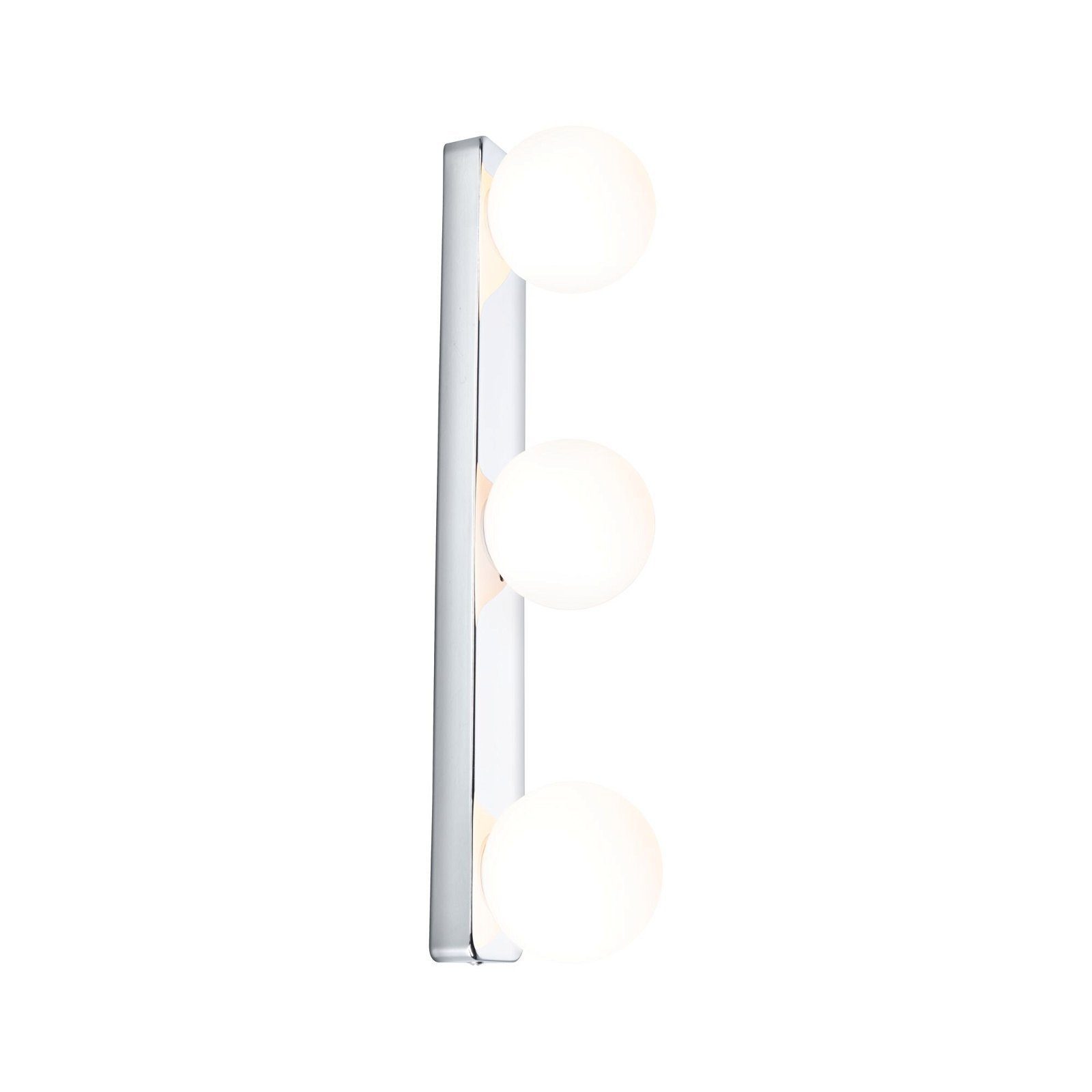 Paulmann Wandleuchte Selection Bathroom Gove IP44 max. 3x20W Balken Glas/Metall, ohne Leuchtmittel, G9
