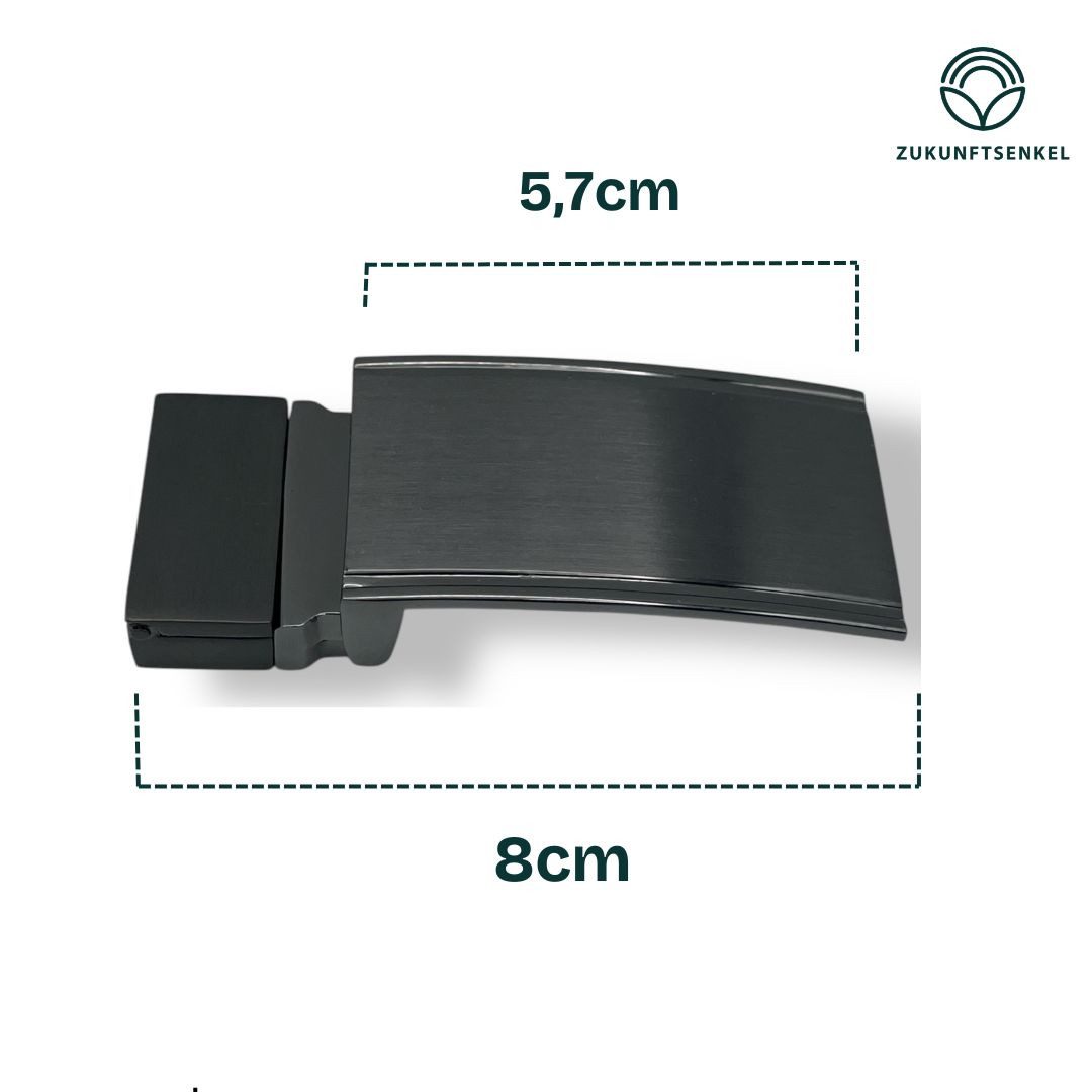 ZUKUNFTSENKEL Gürtelschnalle Gürtelschnalle 30mm Steckschnalle Schnalle für Gürtel Wendgürtel (Schließe Wendschließe, 1-St) Wendeschnalle für Wechselgürtel und Ledergürtel