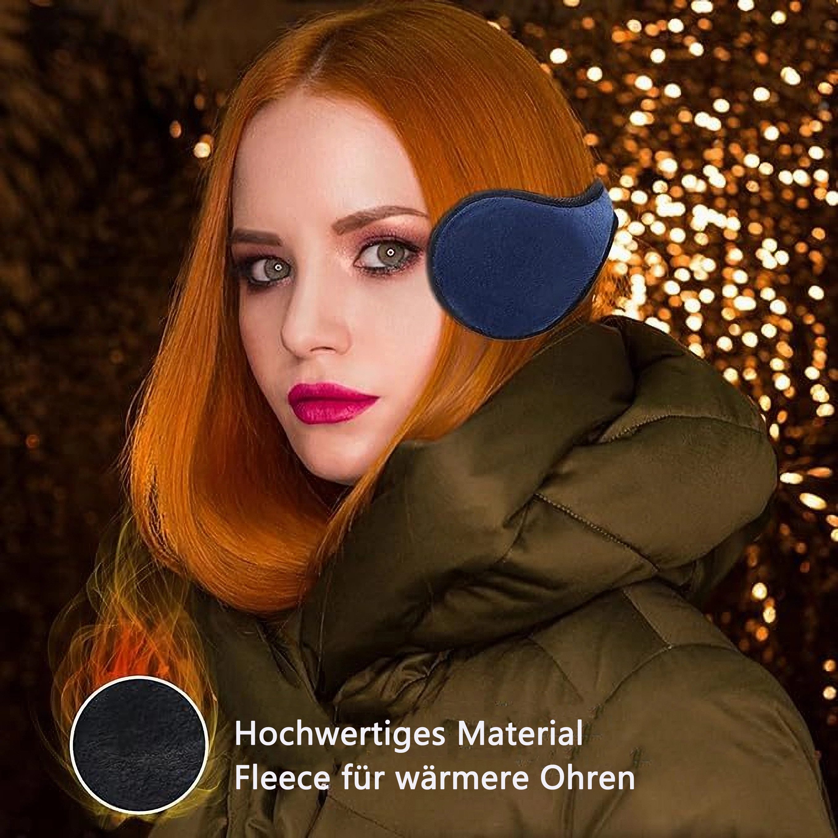 Coonoor Ohrenwärmer Ohrwärmer für Männer & Frauen Klassische Fleece Unisex Winter warme Ohrenschützer