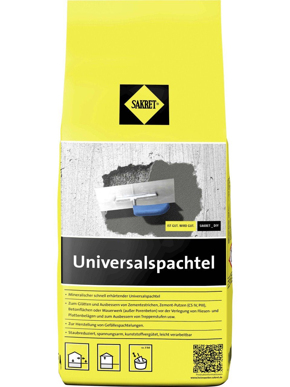 Sakret Spachtelmasse SAKRET Universalspachtel 5 kg