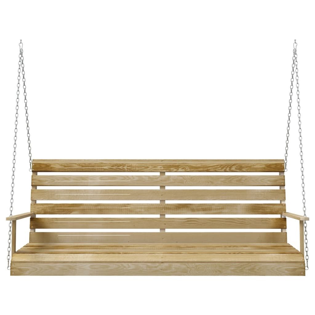vidaXL Hollywoodschaukel Schaukelbank Imprägniertes Kiefernholz 155x65x60 günstig online kaufen