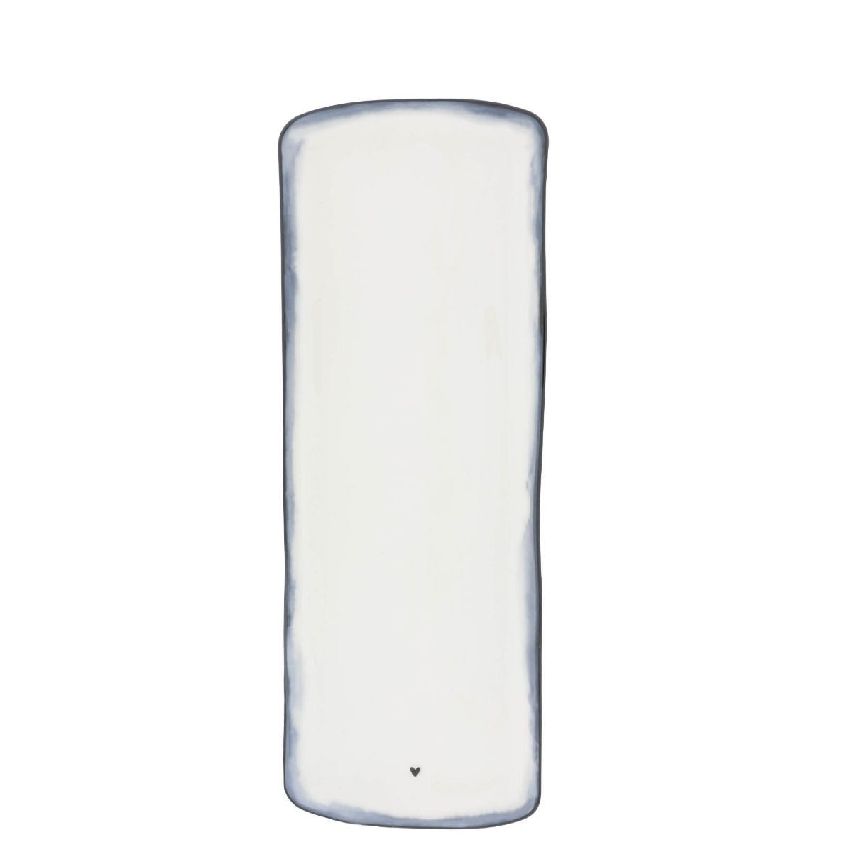 Bastion Collections Servierplatte Iris Blue, Keramik, Spülmaschinengeeignet, Weiß, Motiv: Farbverlauf, Höhe: 2cm