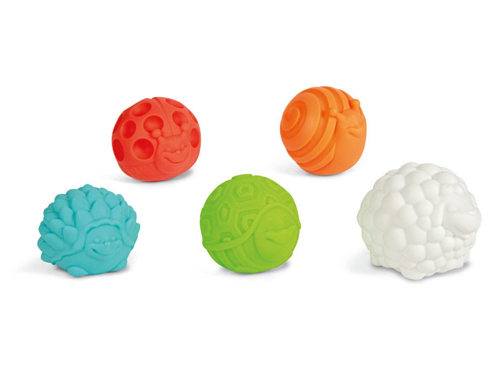 Clementoni® Spielball Sensorische Tierbälle 5 Stück