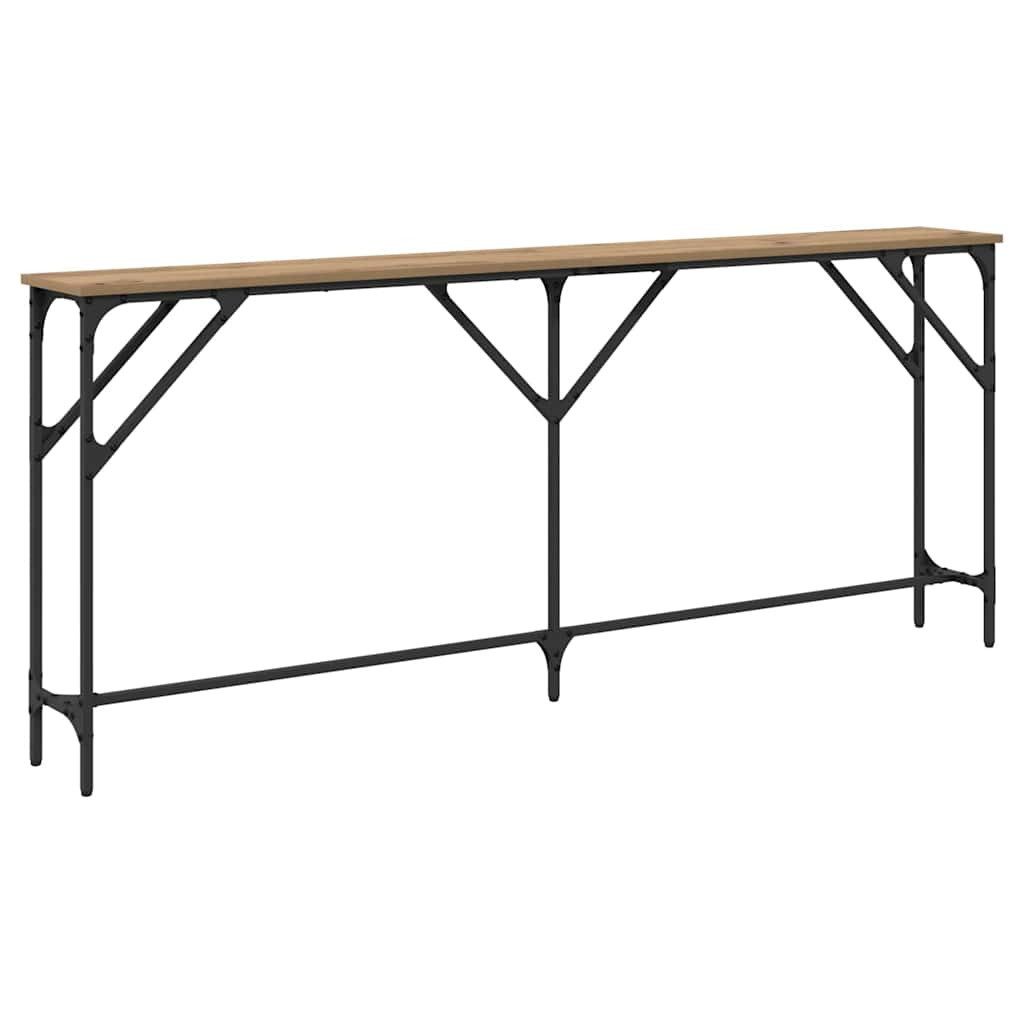 vidaXL Beistelltisch Konsolentisch Artisan-Eiche 180 x 23 x 75 cm (1-St) günstig online kaufen