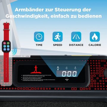 REDOM Laufband Underdesk Treadmill, Laufband mit LED-Anzeigeleuchten und Armband-Controller