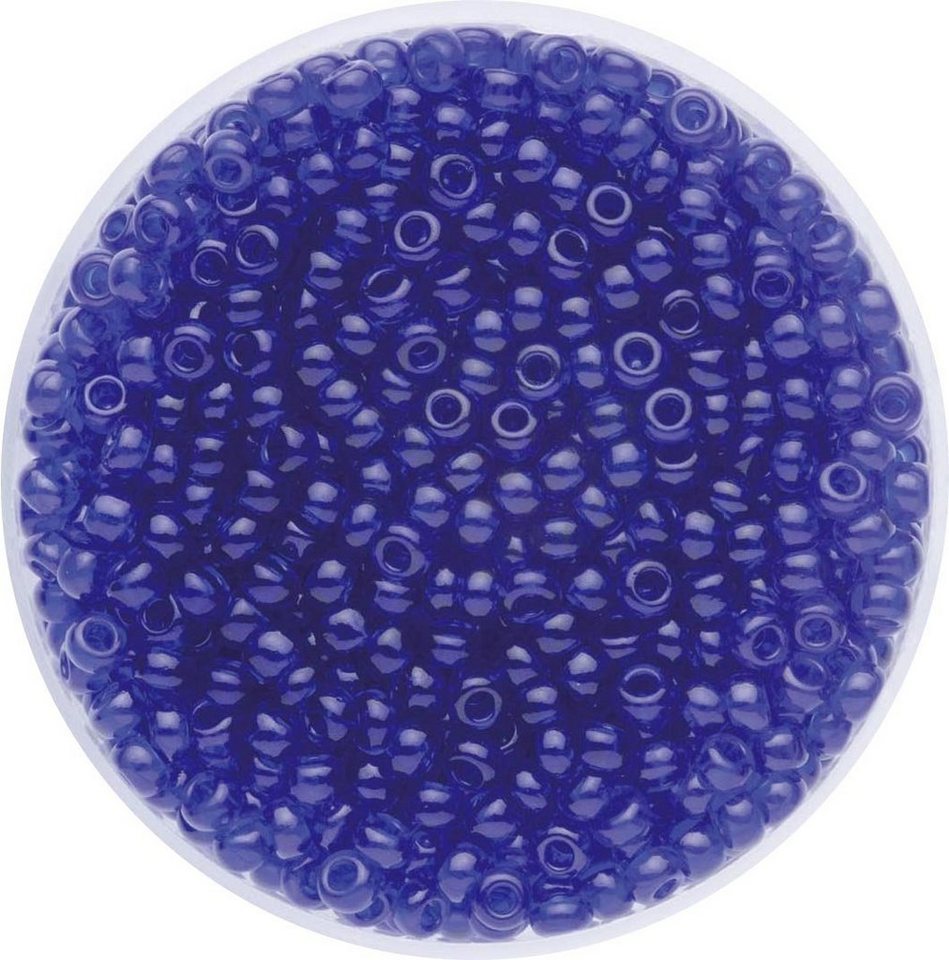 Thumbnail - Glorex Bastelperlen Glorex Rocailles Perlen 2,6 mm 17 g lapis