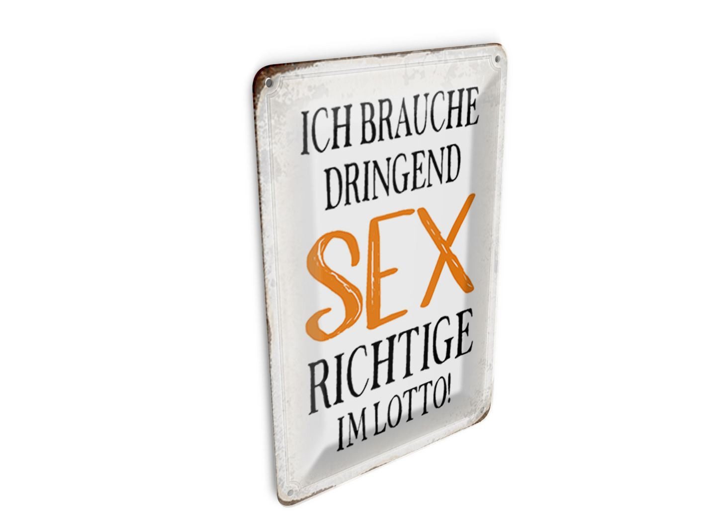 Femer GmbH Postkarte Spruch 10x14 cm ich brauche dringend Sex, unfrankiert