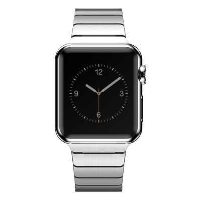 CoverKingz Smartwatch-Armband »Gliederarmband für Apple Watch 49/45/44/42mm Band Series Ultra/8/7/6/SE/5 Silber«